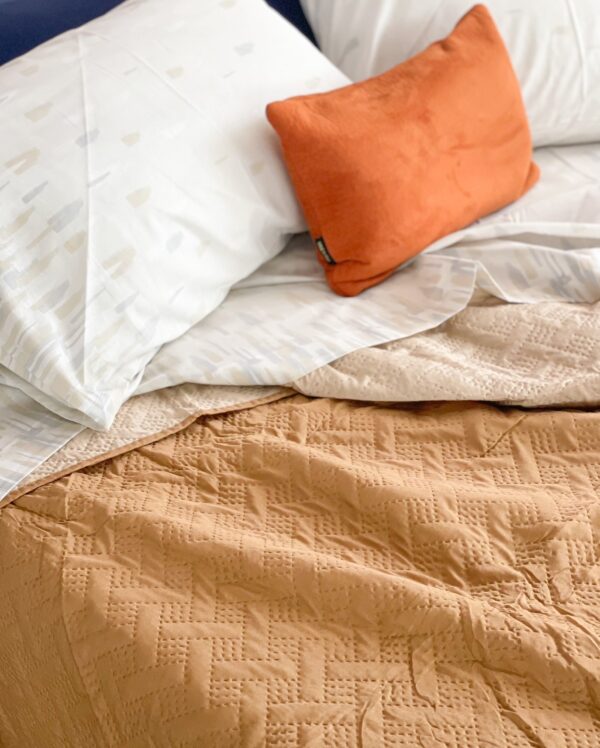 Trapuntino Spring Double Face Matrimoniale Beige e Cappuccino