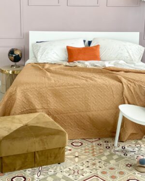 Trapuntino Spring Double Face Matrimoniale Beige e Cappuccino