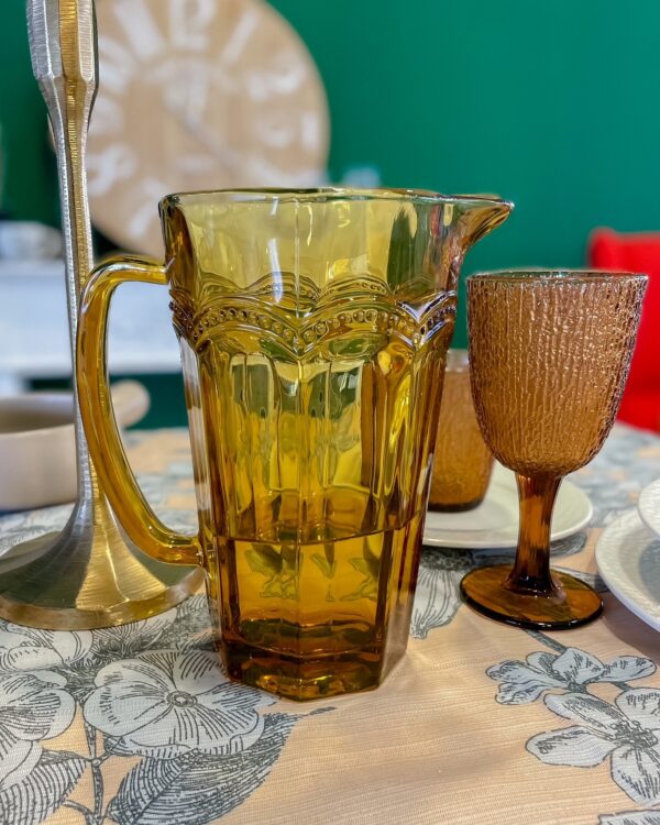 Brocca Retrò Preziosa in Vetro Preziosa Home