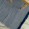 Tappeto Azule Con Frangia Vianatece in Diverse Misure