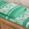 Set Asciugamani Viso e Ospite Floriana In Spugna Jacquard