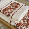 Set Asciugamani Viso e Ospite Floriana In Spugna Jacquard