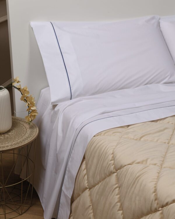 Completo Lenzuola In Percalle di Cotone 100%