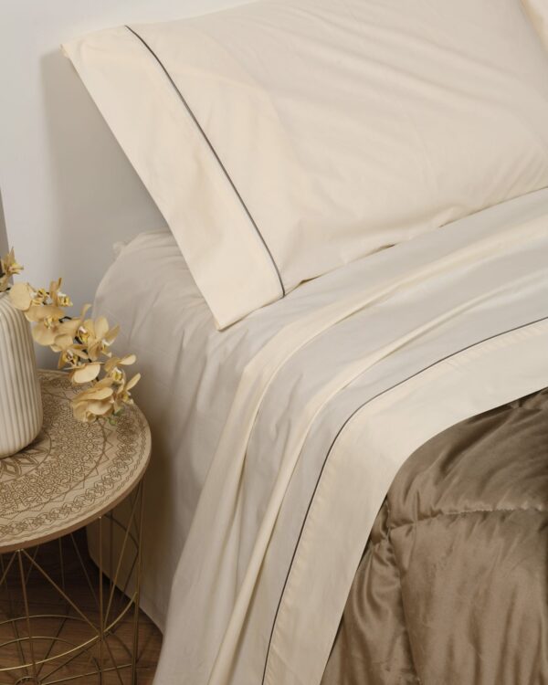 Completo Lenzuola In Percalle di Cotone 100%