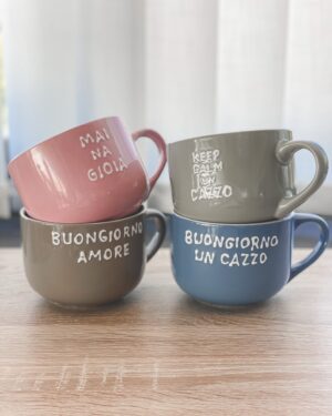 Tazza da Latte Con Scritte Simpatiche 550ml