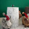 Base per Albero di Natale Effetto Tronco Innevato