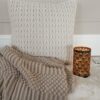 Coperta Aura a Maglia Jacquard