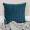 Coperta Aura a Maglia Jacquard