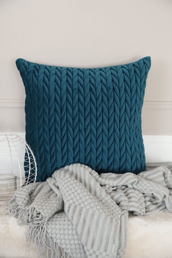Coperta Aura a Maglia Jacquard