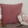 Coperta Aura a Maglia Jacquard