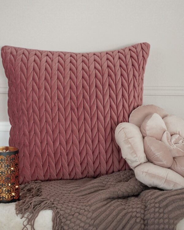 Coperta Aura a Maglia Jacquard