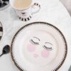 Piattino con Occhi Chiusi con Diametro 23 cm Miss Etoile