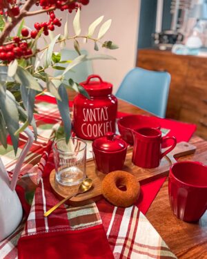 Tazza Mug Rossa Nuvole di Stoffa