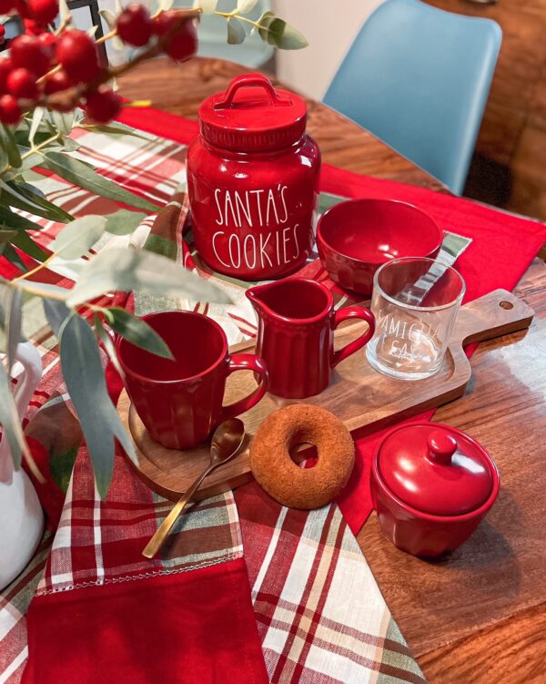 Tazza Mug Rossa Nuvole di Stoffa