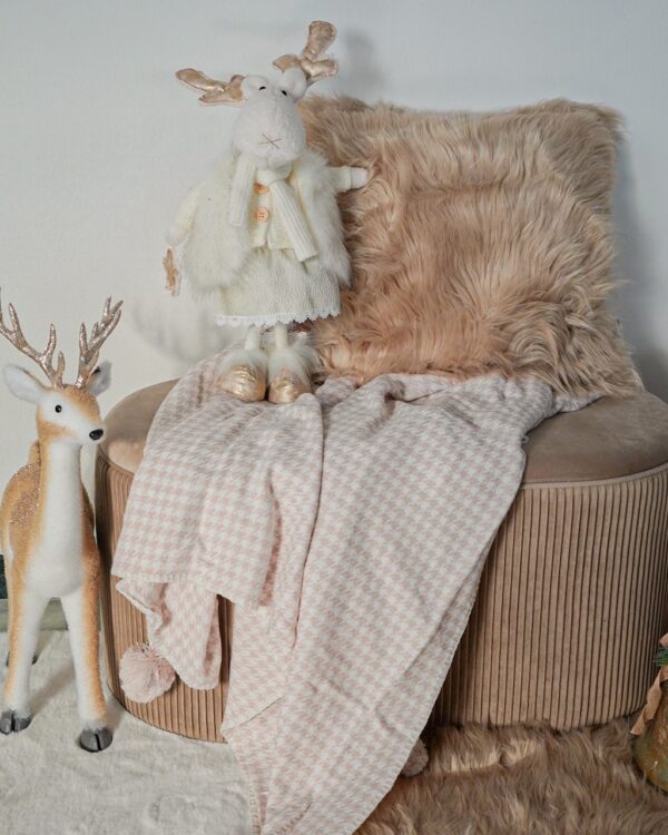 Cuscino Arredo Sheep Long Imbottito 45x45 cm Con Eco Pellicceria-10388