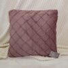 Cuscino Arredo in Velluto con Imbottitura Quadrato a Rombi 45x45-9639