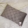 Cuscino Arredo in Velluto con Imbottitura Rettangolari a Rombi 30x50