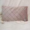 Cuscino Arredo in Velluto con Imbottitura Rettangolari a Rombi 30x50