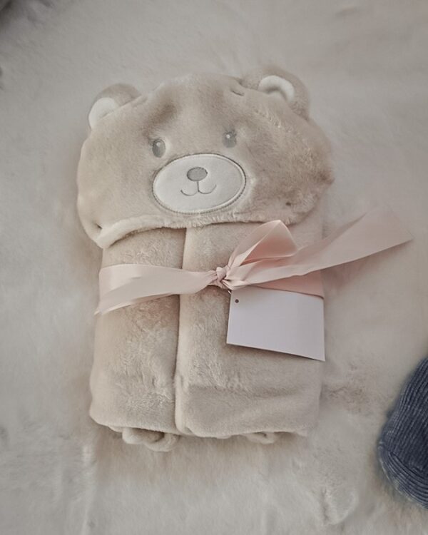 Copertina Teddy Con Cappuccio 75x90 Cm