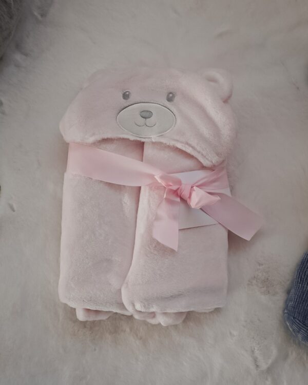 Copertina Teddy Con Cappuccio 75x90 Cm