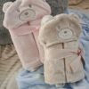 Copertina Teddy Con Cappuccio 75x90 Cm