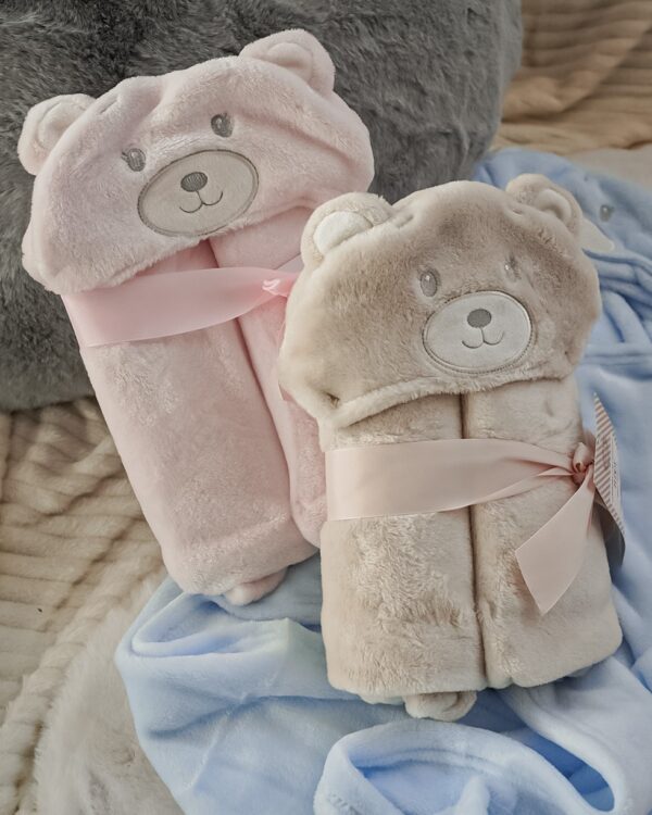 Copertina Teddy Con Cappuccio 75x90 Cm
