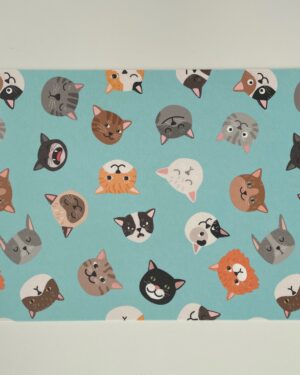 Sottociotola Animals Cat in Vinile 40x50 cm