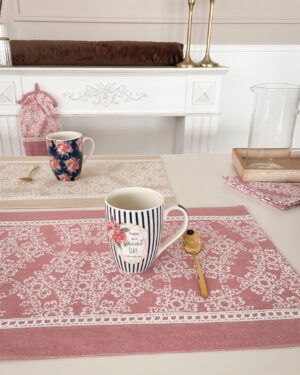 Tovaglietta Colazione Linea Greca In Tessuto