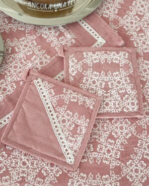 Coppia Presine Linea Greca Preziosa Home