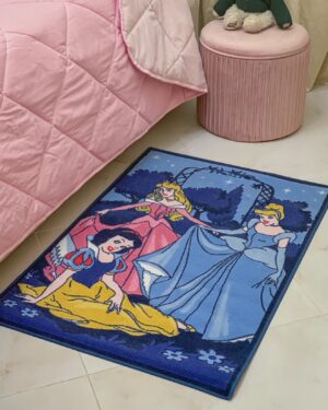 Tappeto Disney 60x100cm Antiscivolo Paperino e Principesse
