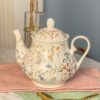 Teiera Garden Stile Classico, Con Manico e Floreale