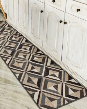 Tappeto da Cucina Texgal Geometrico Antiscivolo in Varie Misure