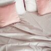 Completo Letto Matrimoniale Harris A Righe Bianche Rosa Carillo Home