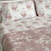 Trapuntino Matrimoniale Quilt Elisa Microfibra Stampata Floreale Carillo Home