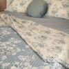 Trapuntino Matrimoniale Quilt Elisa Microfibra Stampata Floreale Carillo Home