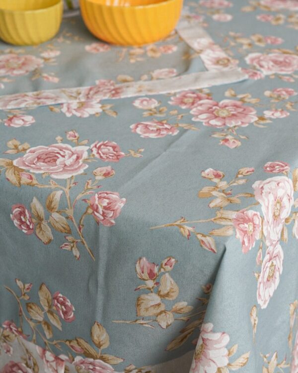Tovaglia in Cotone Con Rouches Da 6 e 12 Posti Linea Lilly Tiffany