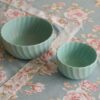 Ciotola A Rilievo Aruba Stoneware Grande e Piccola Colori PastelloTognana