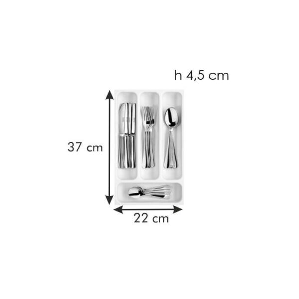 Porta Posate Da Cassetto 370x222 mm Linea Flexispace Tescoma