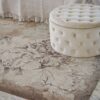 Tappeto Arredo Peonia Outdoor Nei Toni del Tortora Internopelle