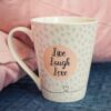 Tazza Mug Pretty in Ceramica Rosa e Grigia con Scritte Nere-11883