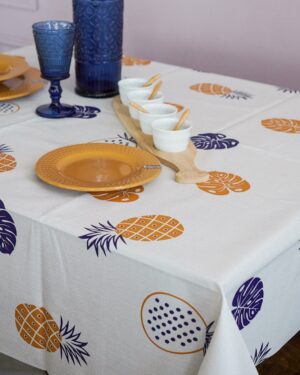 Tovaglia Decotex Ananas Antimacchia Idrorepellente