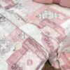 Trapuntino Boutis Singolo Venezia Shabby Rosa