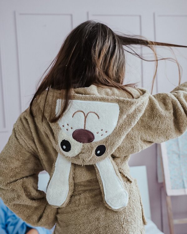 Accappatoio da Bambino Con Cappuccio con Animali