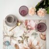 Tovaglietta Americana Colazione Asia Vinile Floreale 33x45 Cm