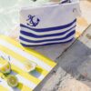 Pochette Stripe da Mare o Da Piscina A Righe