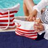 Pochette Stripe da Mare o Da Piscina A Righe