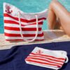 Pochette Stripe da Mare o Da Piscina A Righe
