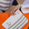 Pochette Stripe da Mare o Da Piscina A Righe