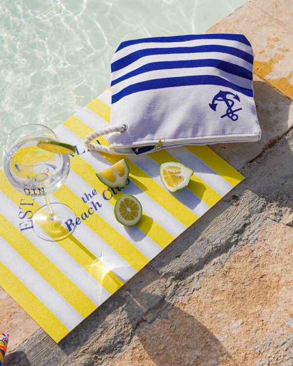 Pochette Stripe da Mare o Da Piscina A Righe
