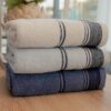 Set 3+3 Asciugamani Fiamma Vingi Viso e Ospite Idrospugna di Cotone